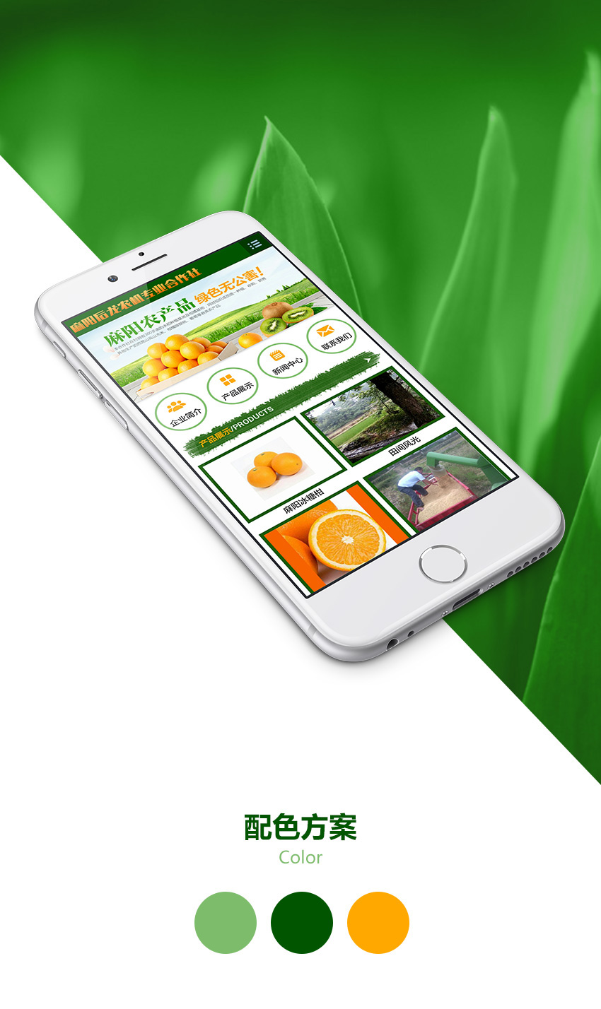 手機網站成功案例-麻陽后龍農機專業合作社